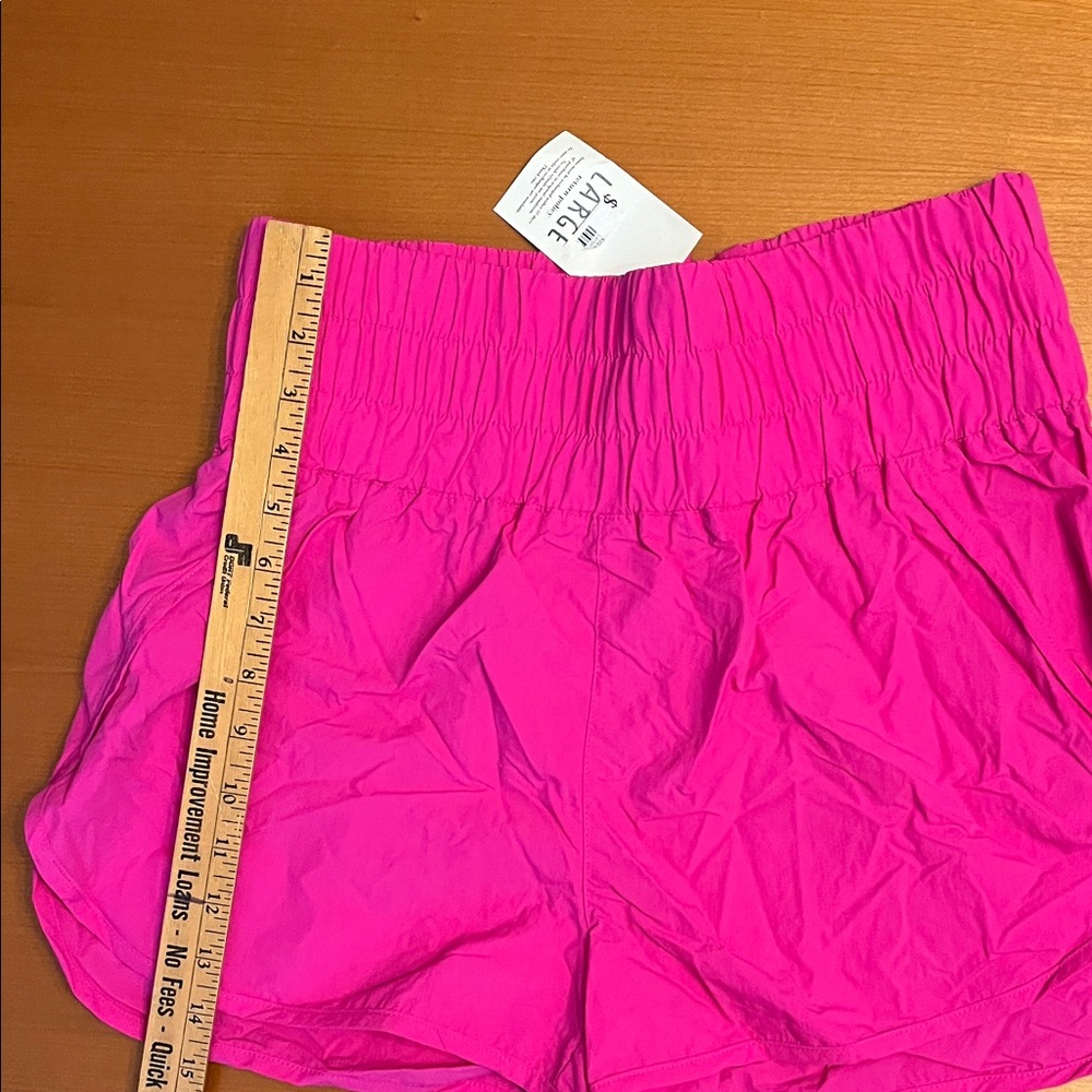 Zenana Bright Pink Athletic Shorts